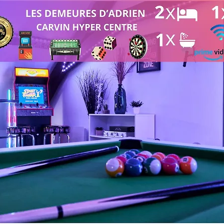 Ferienwohnung Gameclub - Les Demeures D'Adrien Carvin Exterior foto